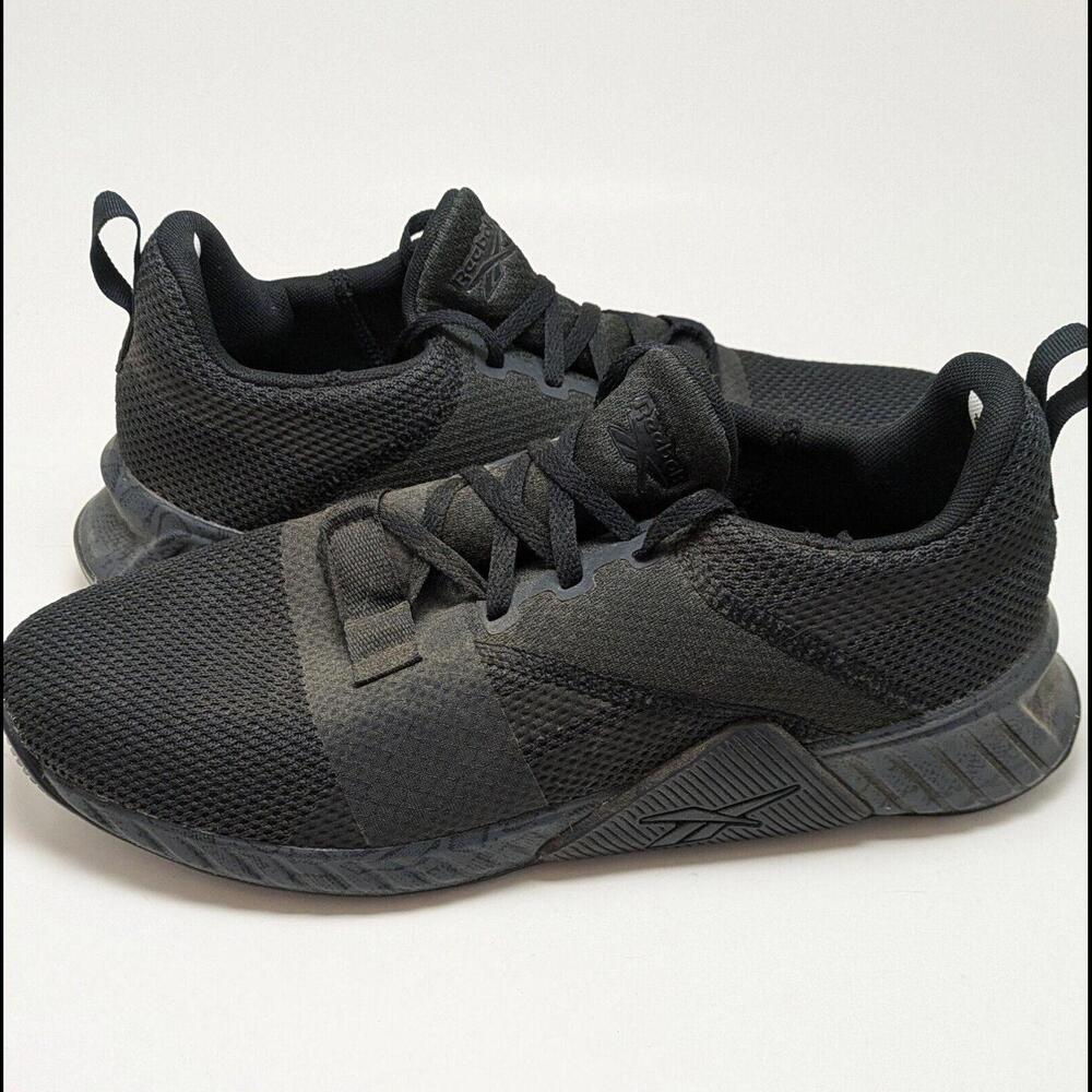 Mens Reebok Flashfilm Train 2 Athletic Running Black Shoes G55595 Size 9.5